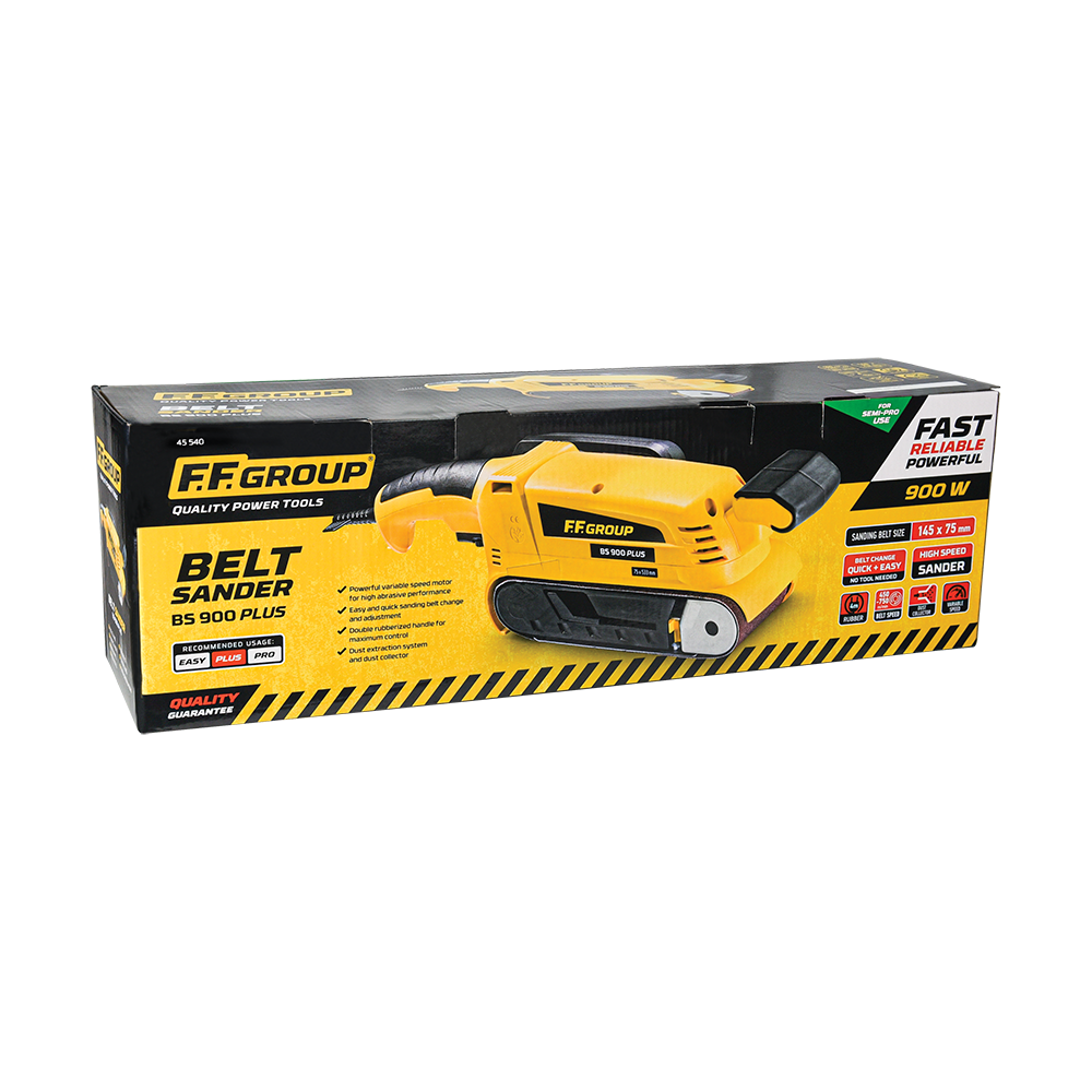 SANDERS FF GROUP ELECTRIC BELT SANDER 900W BS900 PLUS 45540